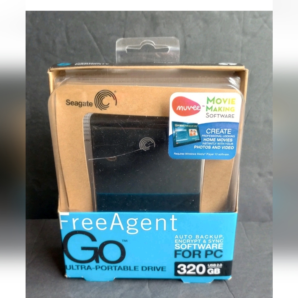Seagate Free Agent Go 320GB Ultra Portable Hard Drive USB 2.0